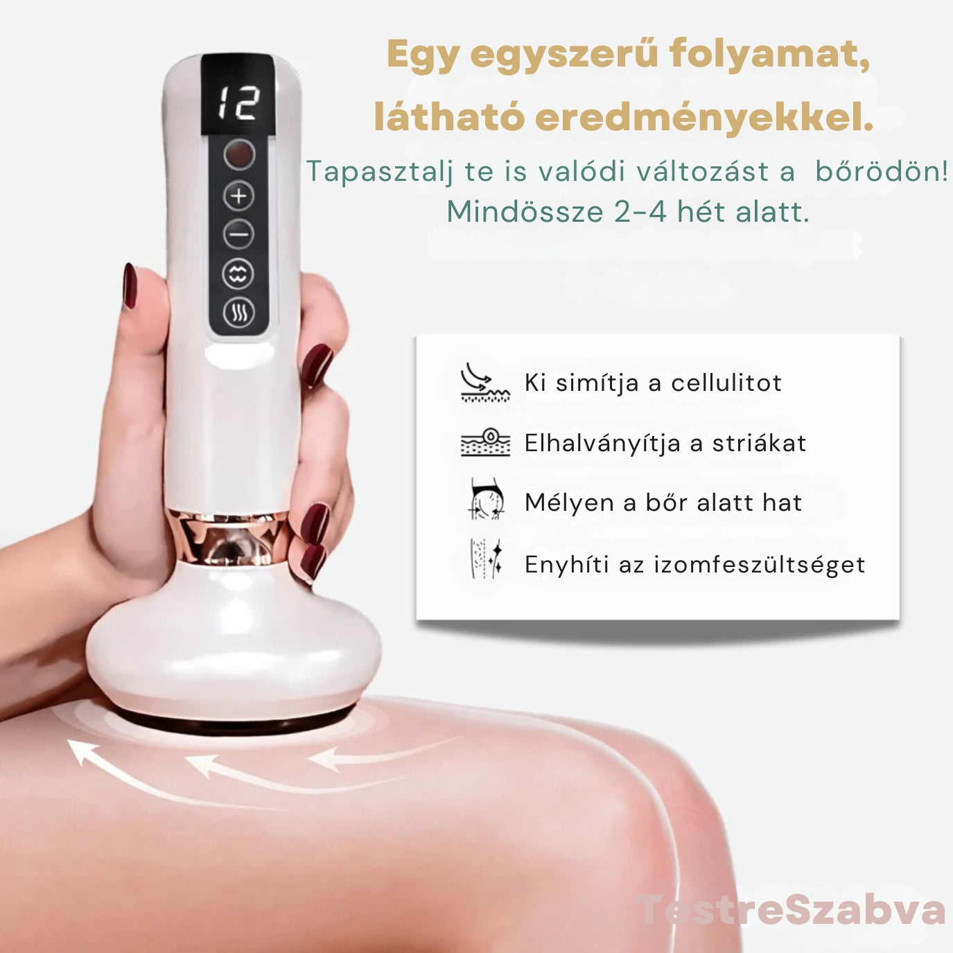Narancsbőr elleni vákuumos masszírozó