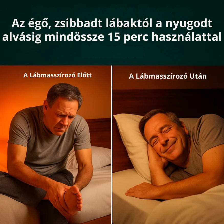 Három Terápiás Lábmasszírozó