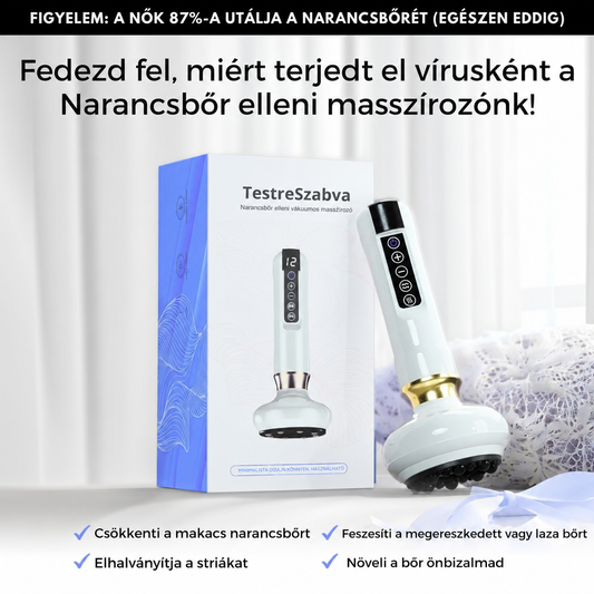 Narancsbőr elleni vákuumos masszírozó